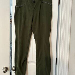 Athleta Metro Slouch Jogger Pants Forest Green - Size XL